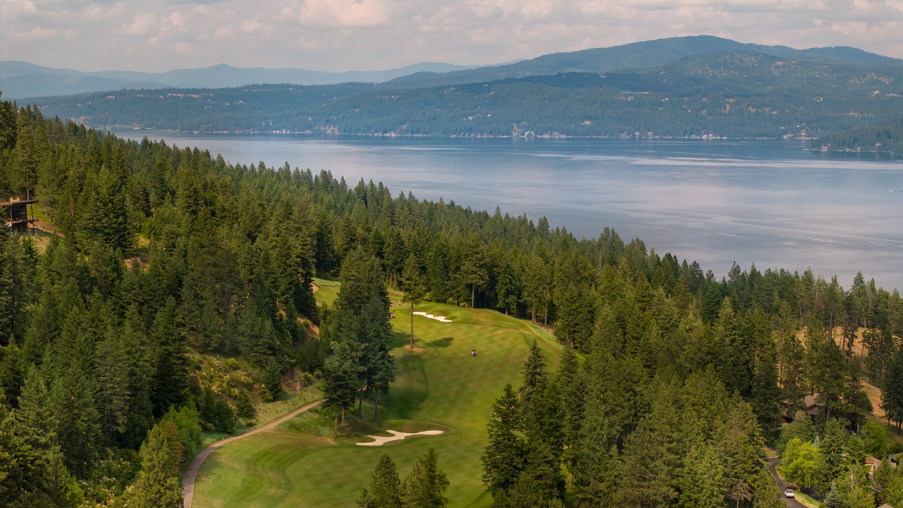 Lakefront estates at The Club at Black Rock on Lake Coeur d'Alene