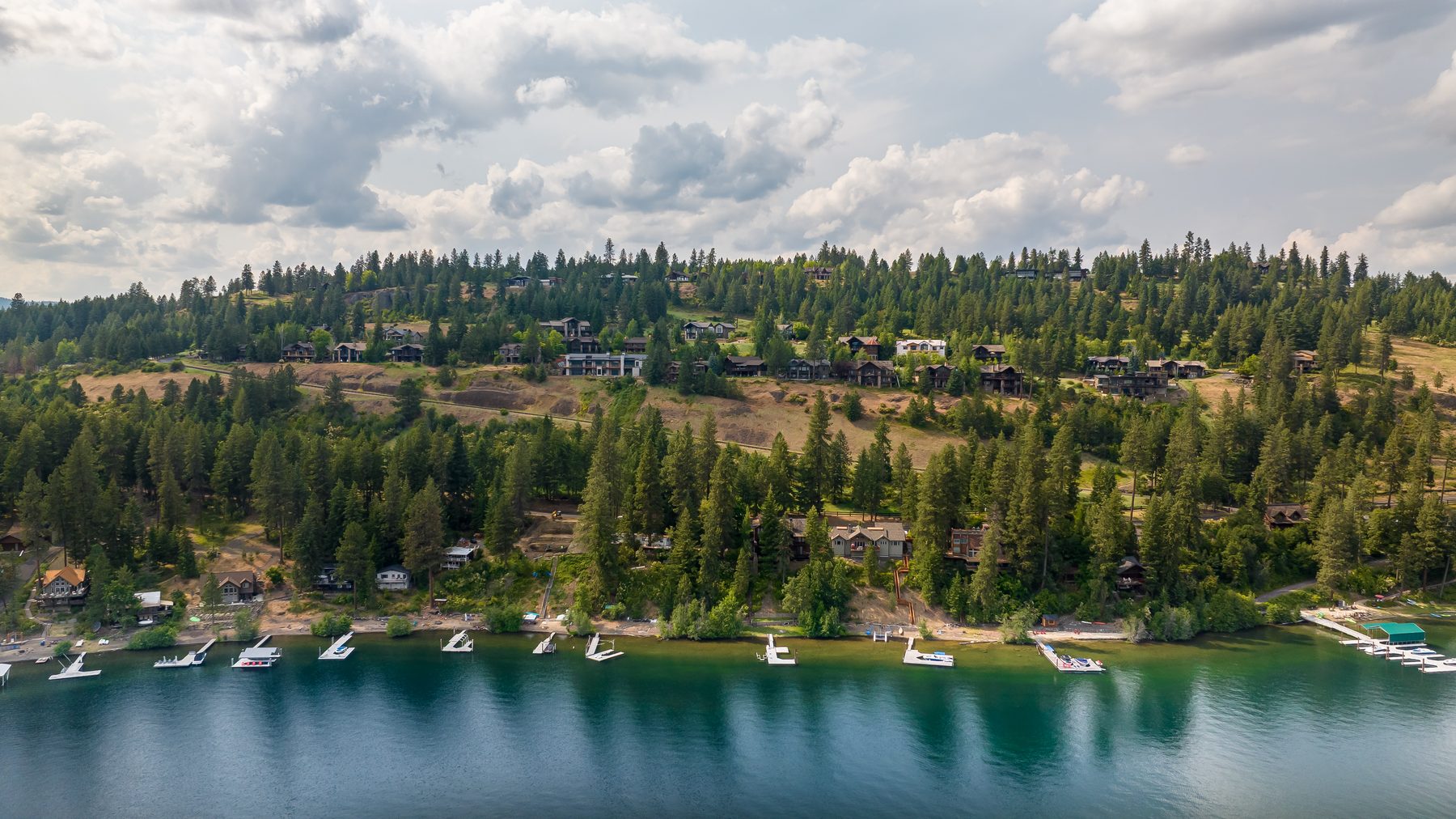 Black Rock golf hole high above Lake Coeur d'Alene