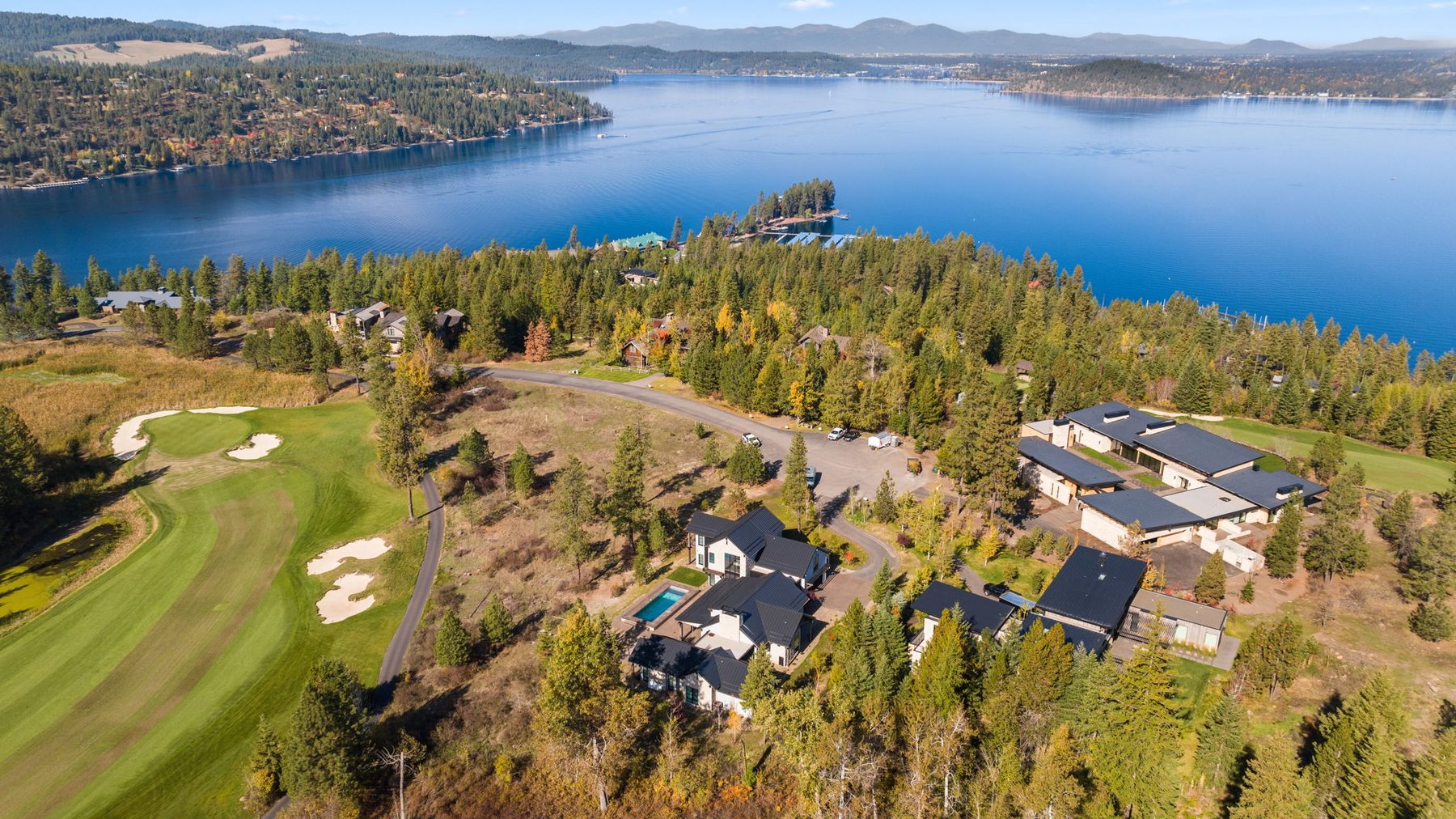 Gozzer Ranch homes and golf above Lake Coeur d'Alene